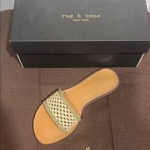 Rag & Bone Women's Woven Tan Sandals